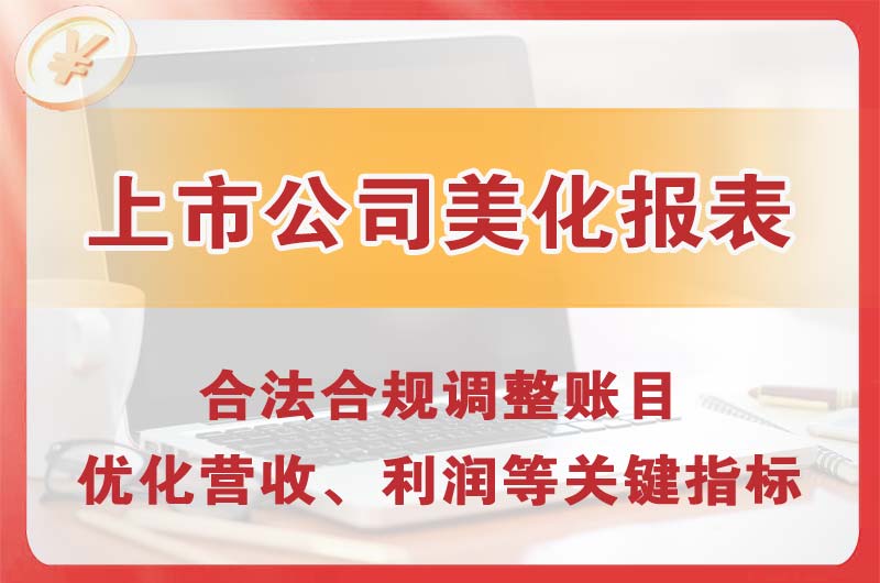 自贡上市公司美化报表